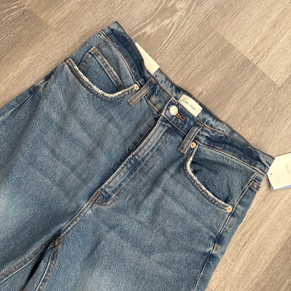 High Rise Blue Jeans